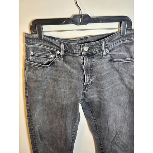Abercrombie & Fitch Men’s Landon Slim Jeans Gray Wash Size 32x34 - Picture 2 of 4